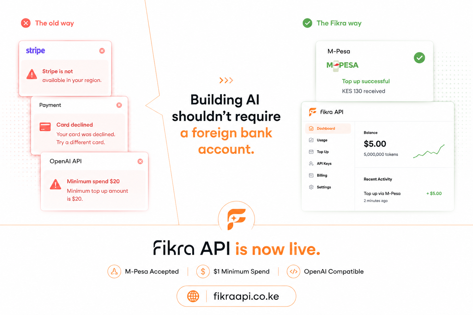 Building AI Shouldn't Require a Foreign Bank Account