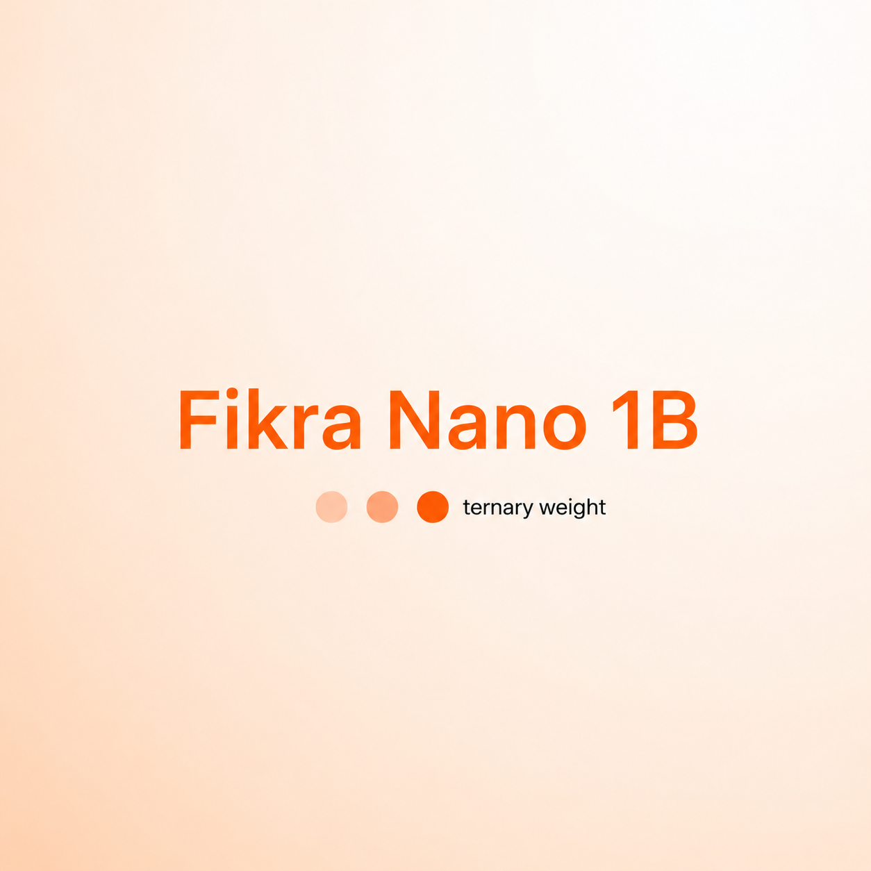 Breaking the VRAM Tax: Fikra Nano 1B Introduces Open-Source 1.58-Bit Ternary AI to the African Edge